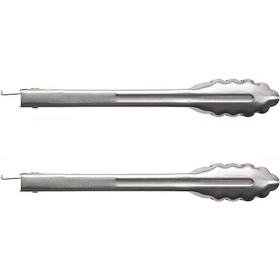 Rada Cutlery 9" Heavy-Duty Tongs, Pack of 2