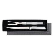 Rada Cutlery 2-Piece Knife Carving Knife Gift Set, Silver Handle
