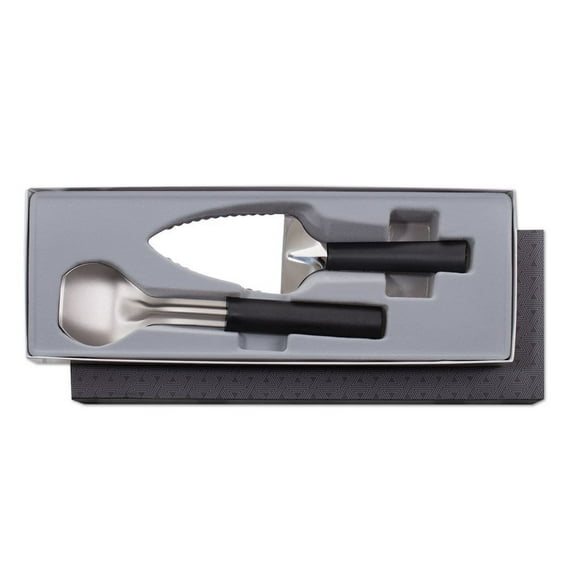 Rada Cutlery Pie A'La Mode Gift Set, Black Handles