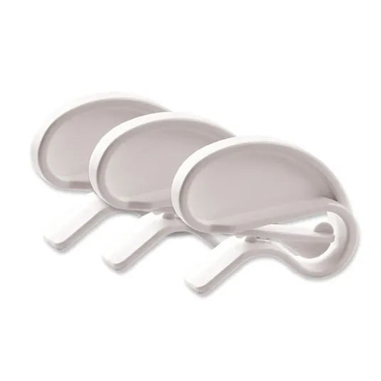 Rada Cutlery Quick-Grip Clips, White, 3 Pack