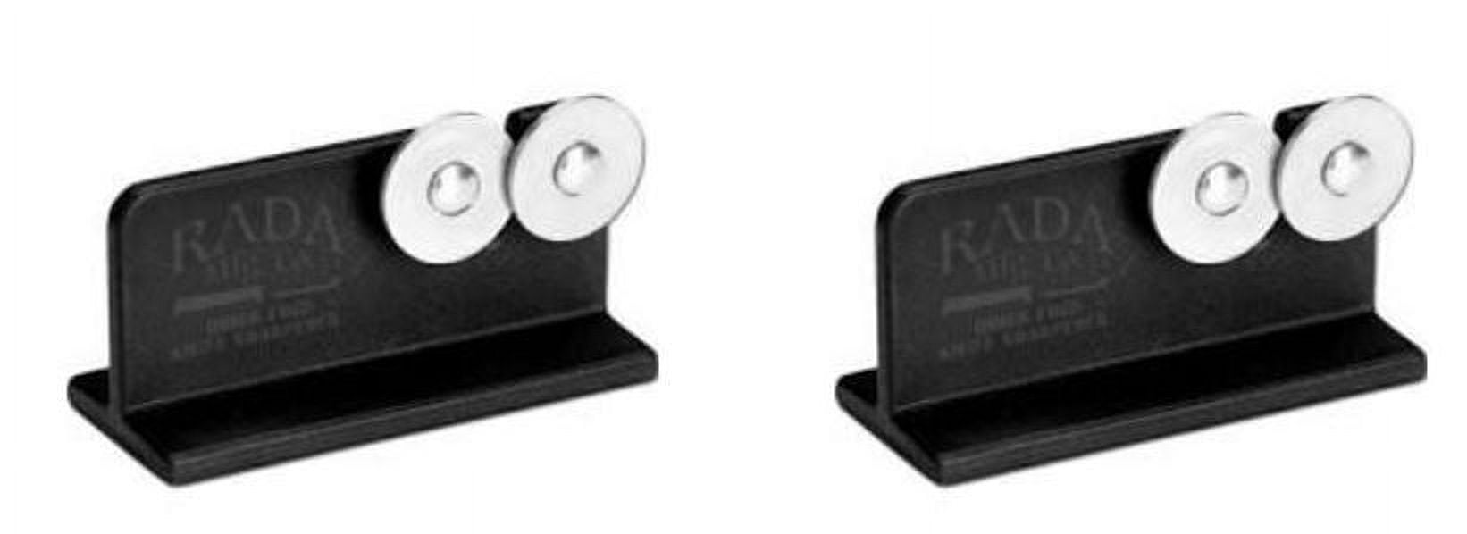 Rada Cutlery R119 Quick Edge Knife Sharpener with Hardened Steel Wheels, 2 Pack
