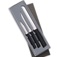 thumbnail image 1 of Rada Cutlery Sensational Serrations 3-Piece Kitchen Knife Set Blades Steel Resin, Black Handle, 1 of 6