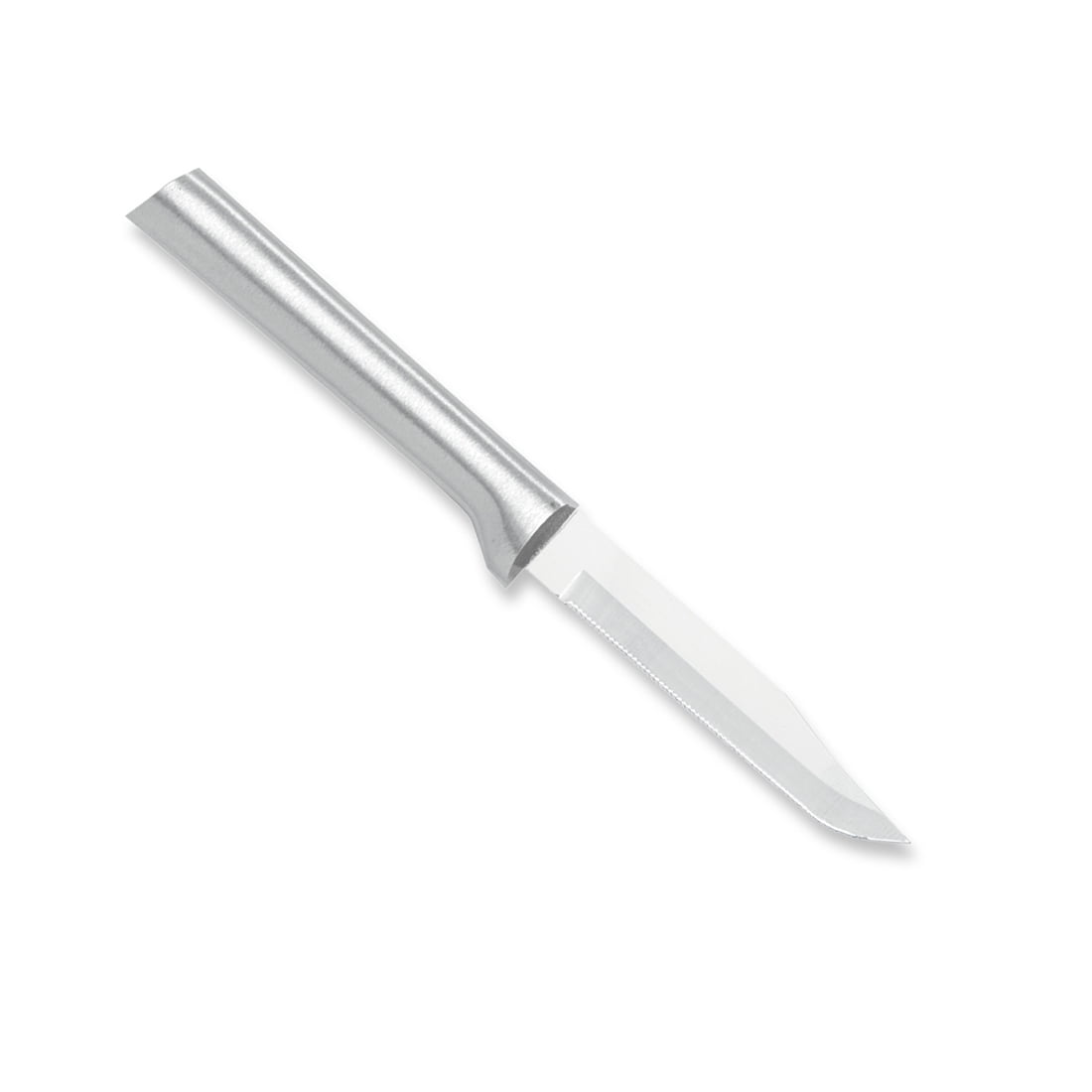 Rada Cutlery Serrated Paring Knife, Stainless Steel Spear Tip Parer Knives  for Saw-Cutting Action, Solid Aluminum Handle 