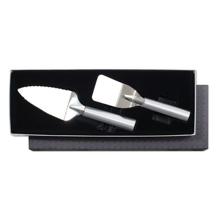 Rada Cutlery Serving Utensil Gift Set – 2 Piece Stainless Steel Set With Aluminum Handles