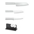 thumbnail image 1 of Rada Cutlery 3-Piece Cook's, Cook's Utility, and Super Parer Knives with Quick Edge Sharpener, Silver Handles, 1 of 3