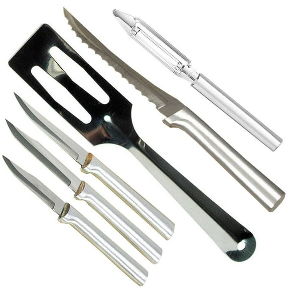 Rada Kitchen Cutlery 6 Piece Set Knives All in One Tool Spatula Peeler Slicer