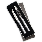 Rada Kitchen Knives Boxed Set, 2 Piece Stainless Pare and Peel Gift Set, Heavy Duty Paring Knife and Vegetable Peeler