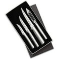 thumbnail image 1 of Rada Kitchen Knives Boxed Set, 4 Pc Meal Prep Gift Set, Veggie Peeler and Granny, Heavy Duty, and Super Paring Knives, 1 of 6