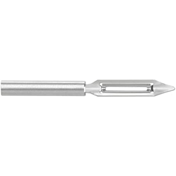 Rada Stainless Steel Vegetable Peeler, Razor Sharp Swiveling Blade follows Veggie Contours, Recycled Aluminum Handle