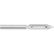 Rada Stainless Steel Vegetable Peeler, Razor Sharp Swiveling Blade follows Veggie Contours, Recycled Aluminum Handle