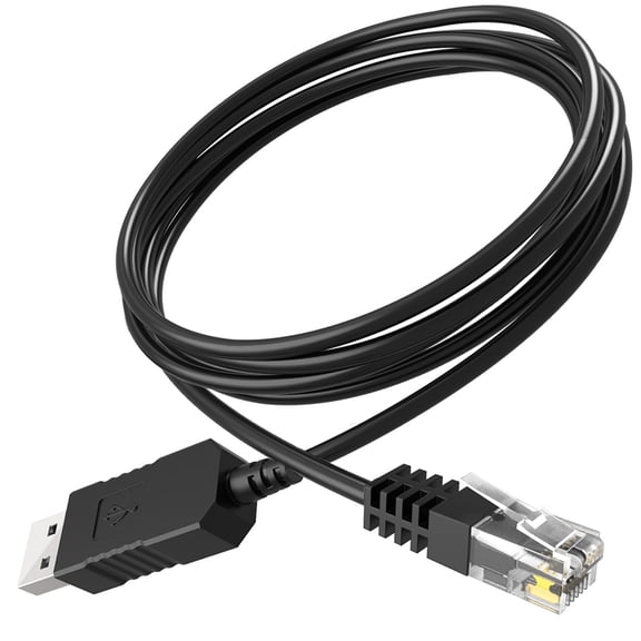 for Radar Detector Cable, USB to RJ11 Plug Cord Compatible with Escort Passport 9500i, MAX360, Uniden R1 R3 R7, Beltronics,Radenso XP etc, 5Ft Length Replacement Radar Detector Cable