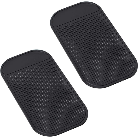 Radar Detector Dash Mat - Anti-Slip Magic Pad, Car Dashboard Non Slip Mat Dashboard Magic Mounting Pad for Radar Detector Passport 9500ix, Escort, Cobra, Beltronics, Whistler, Cell Phone (2 Pack)