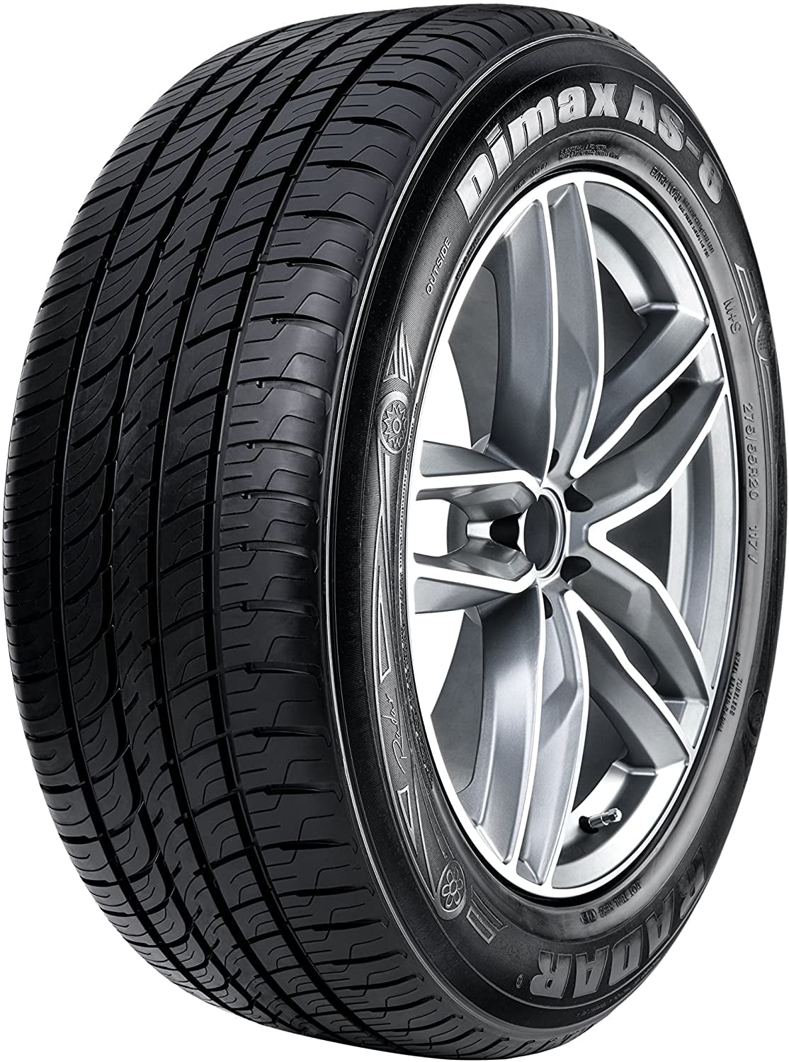 Radar Dimax AS-8 225/50R17 98W Passenger Tire - Walmart.com