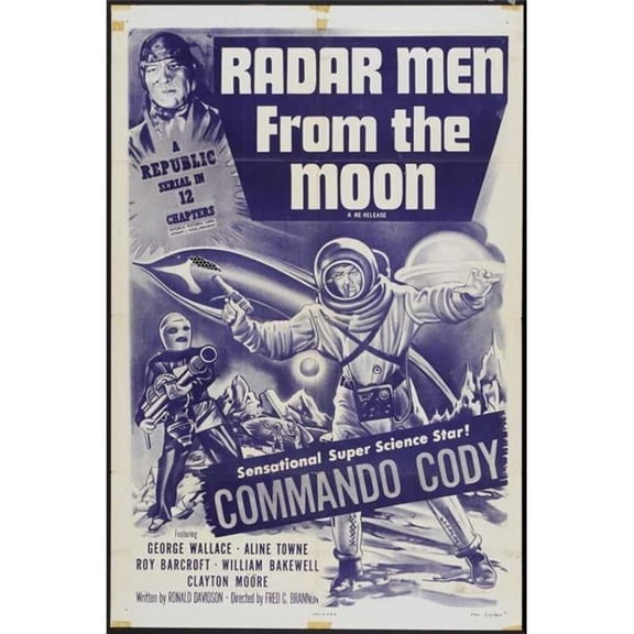 Radar Men From the Moon Movie Poster - 27 x 40 in.