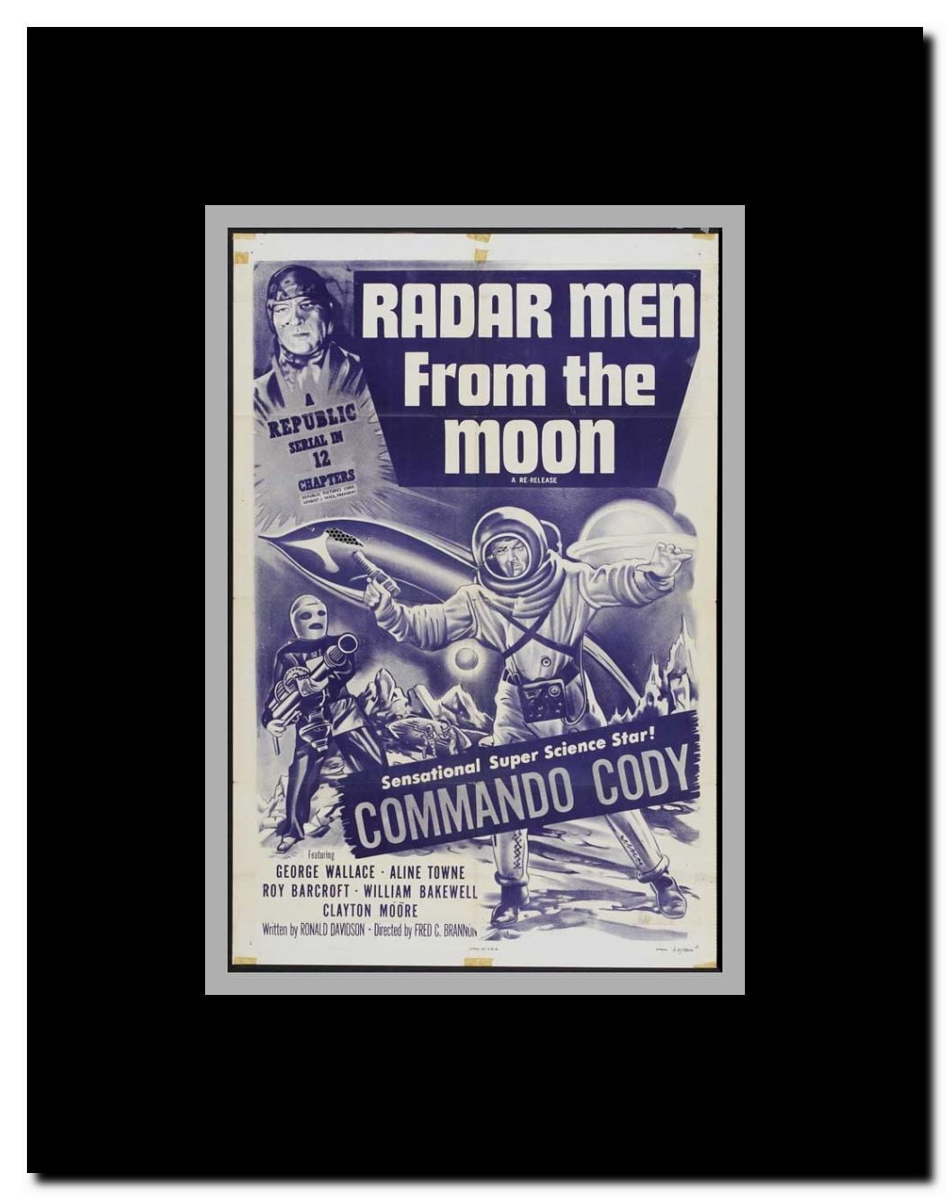 Radar Men from the Moon Framed Movie Poster