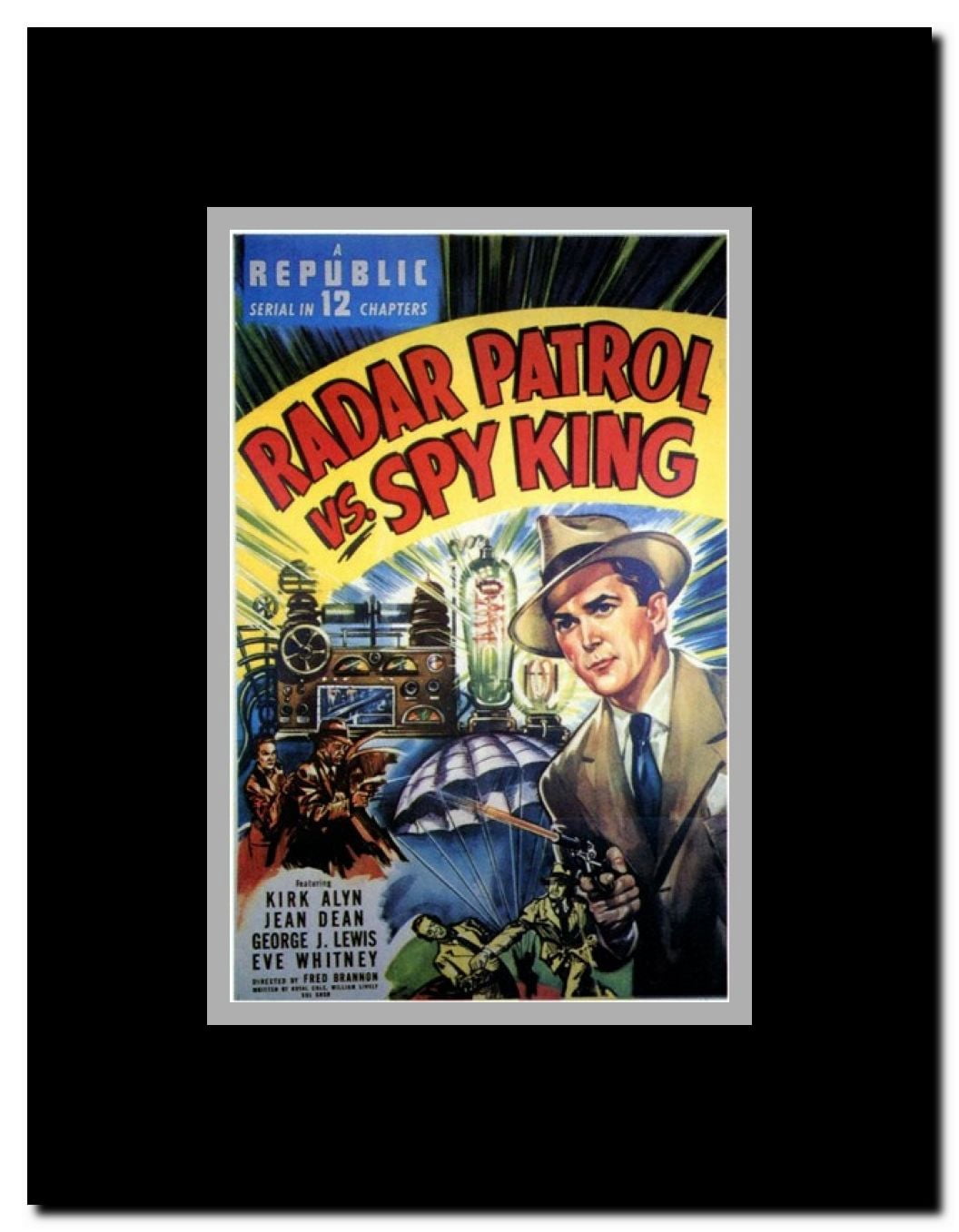 Radar Patrol Vs Spy King Framed Movie Poster