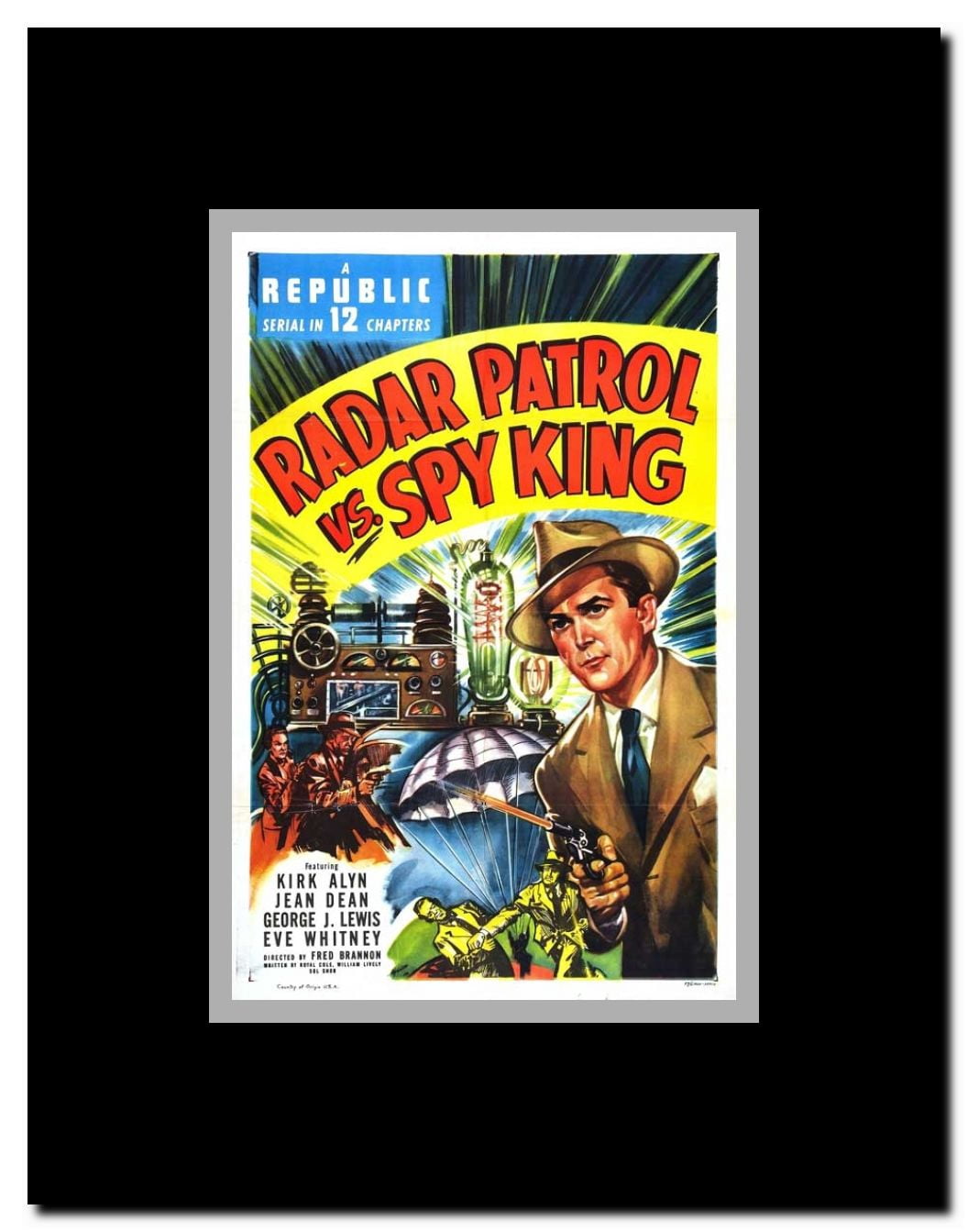 Radar Patrol vs. Spy King Framed Movie Poster