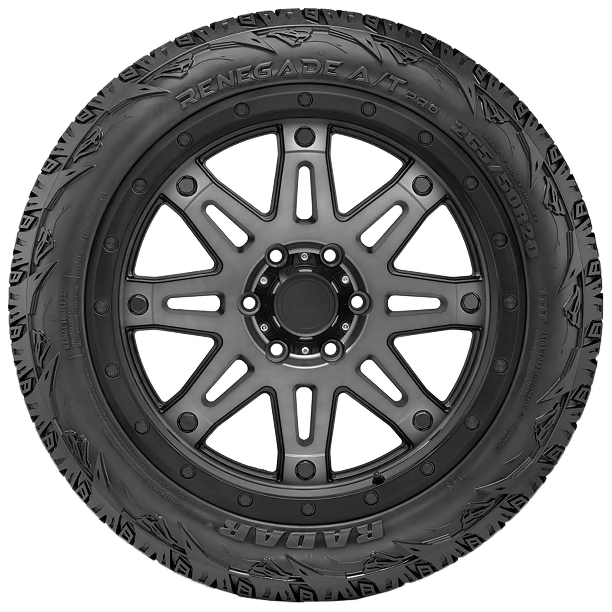 Radar Renegade A/T Pro 285/45R22 All Terrain Light Truck Tire, H XL ...