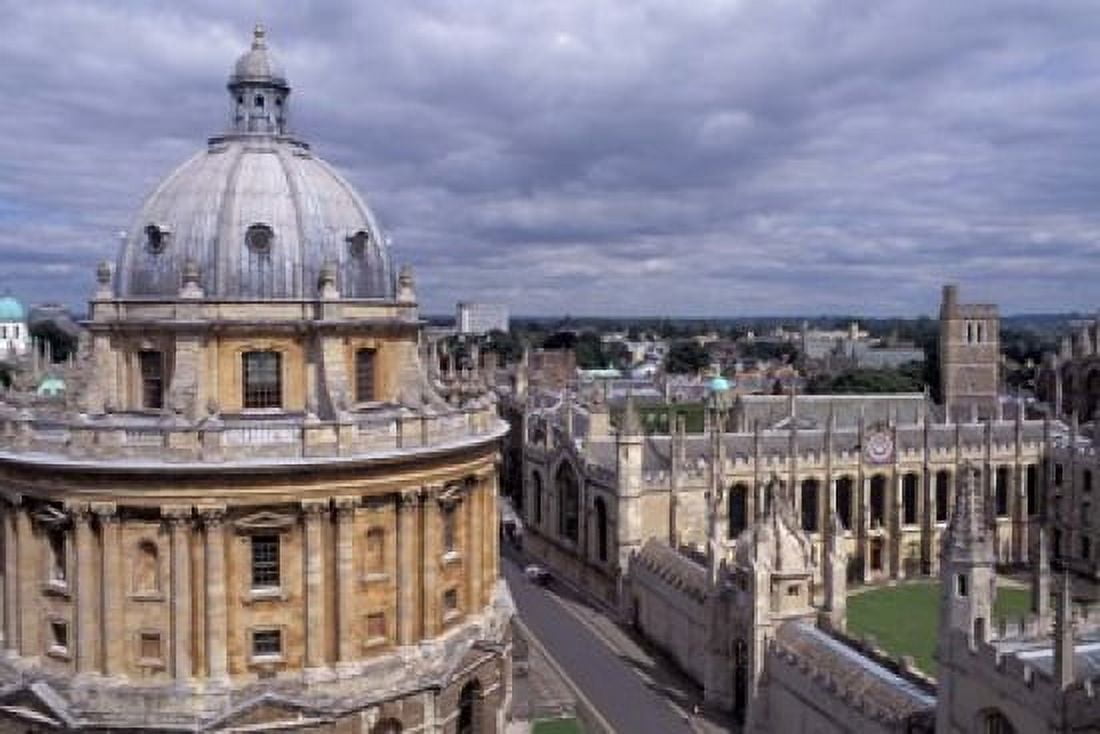 Radcliffe Camera and All Souls College Oxford England Canvas Art - Alan Klehr DanitaDelimont (36 x 24)
