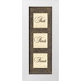thumbnail image 1 of Rader, Lauren 14x32 White Modern Wood Framed Museum Art Print Titled - Faith, Family, Friends, 1 of 4