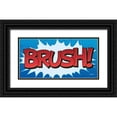 thumbnail image 1 of Rader, Lauren 24x14 Black Ornate Wood Framed with Double Matting Museum Art Print Titled - Superhero Brush!, 1 of 4