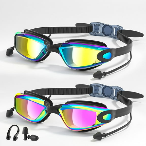 Radetop Anti-frog Swim Goggles Leak Proof UV Protection Adult Swim Glasses For Men Women