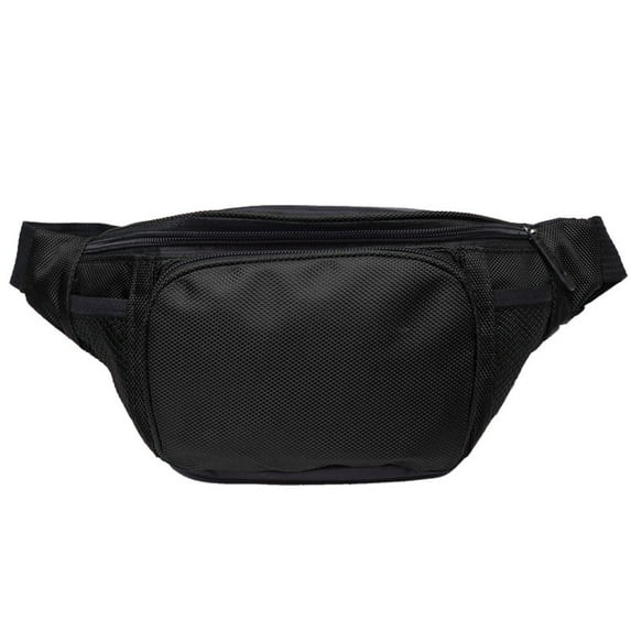 Radetop Fanny Pack For Men Women Nylon Zipper Waist Crossbody Waterproof Bag