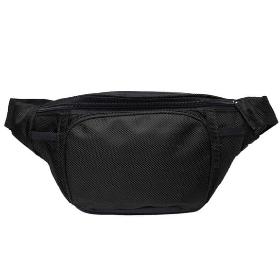 Radetop Fanny Pack For Men Women Nylon Zipper Waist Crossbody Waterproof Bag
