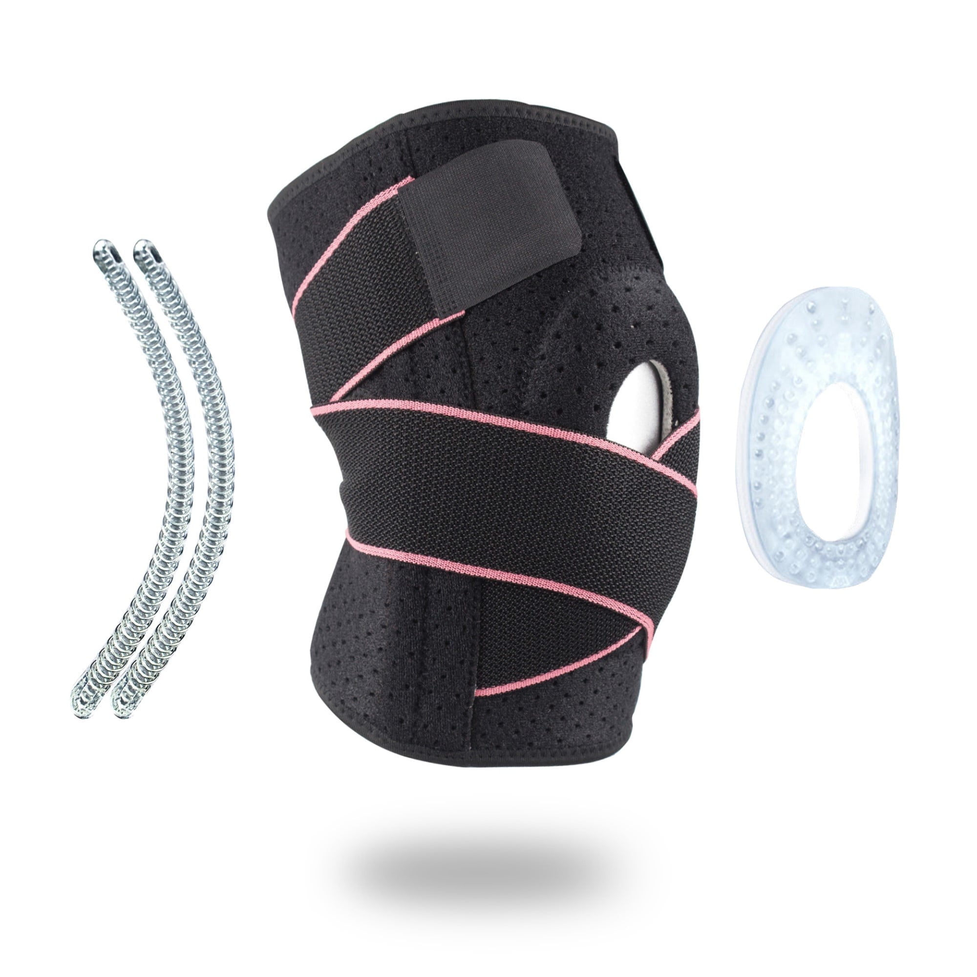 Radetop Knee Brace Adjustable Knee Pain Support Knee Compression Men & Women-One Size