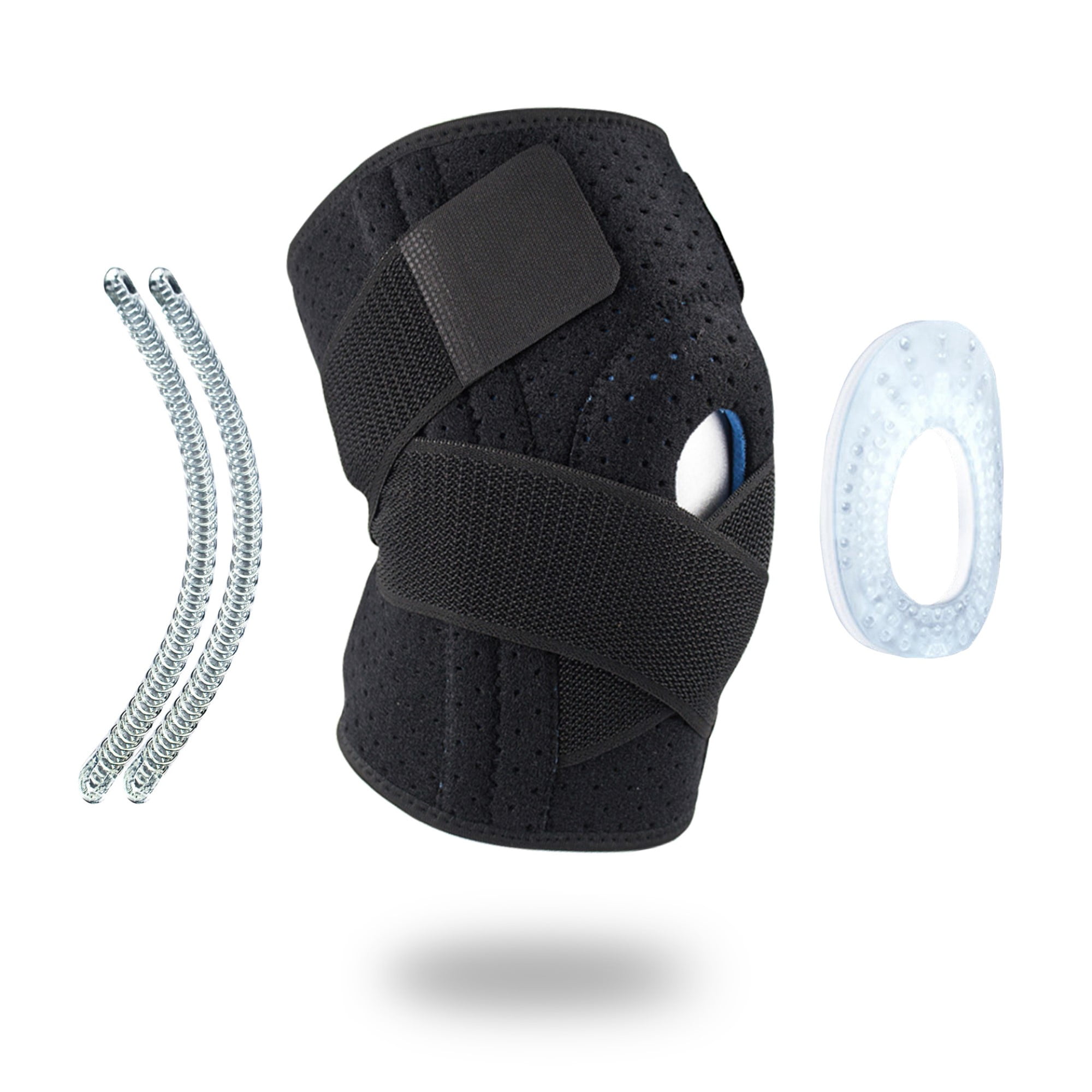 Radetop Knee Brace Sports Adjustable Knee Pain Support Knee Compression Men & Women-One Size