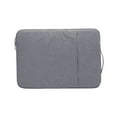 thumbnail image 1 of Radetop Protective Padded Zipper Laptop Sleeve for 11/13/14/15.6 Inch, with Pocket, Light Grey, 1 of 4