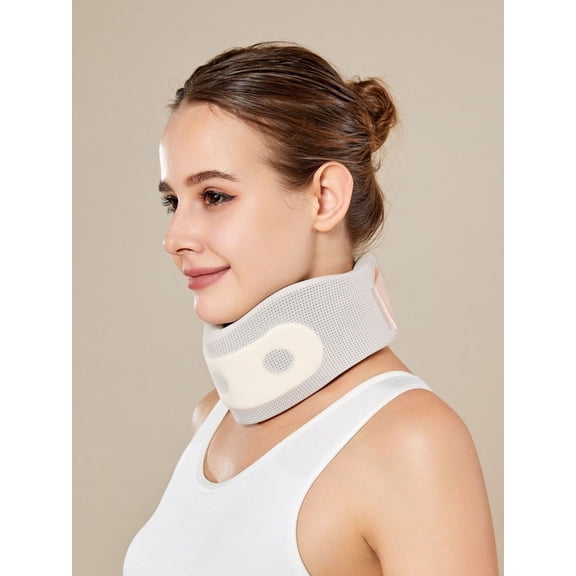 Radetop Neck Brace for Neck Pain and Support, Soft Neck Support Relieves Pain & Pressure in Spine for Women & Men(Pink, L, 20.5" long)