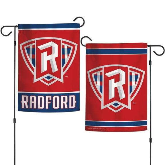 Radford Highlanders 12.5 x 18" Double Sided Yard and Garden College Banner Flag Is Printed in the USA