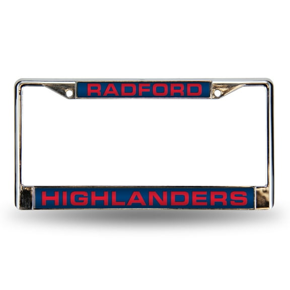 Radford NCAA Highlanders Chrome Metal License Plate Frame Holder