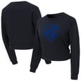 thumbnail image 1 of Women's Concepts Sport Black FC Cincinnati Tri-Blend Darby Knit Long Sleeve Crop Top, 1 of 3