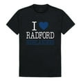 thumbnail image 1 of Radford University I Love T-Shirt, Black - Large, 1 of 1