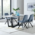 thumbnail image 1 of Radford and Blue Lexi 5 Piece Modern Rectangular Dining Set, 1 of 8