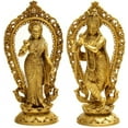 thumbnail image 1 of Radha Krishna - Brass Sculpture, 1 of 1