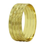 Radhna Traditional Treasure Bangle Set Of 4 - Gold 6068_2.6 | Crafted For Her With An Affection For Artistry