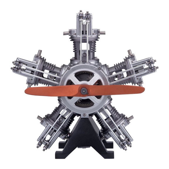Metalkit Radial Engine Metal 1/6 Scale Engine Model Puzzle Kit Science Experiment Adult
