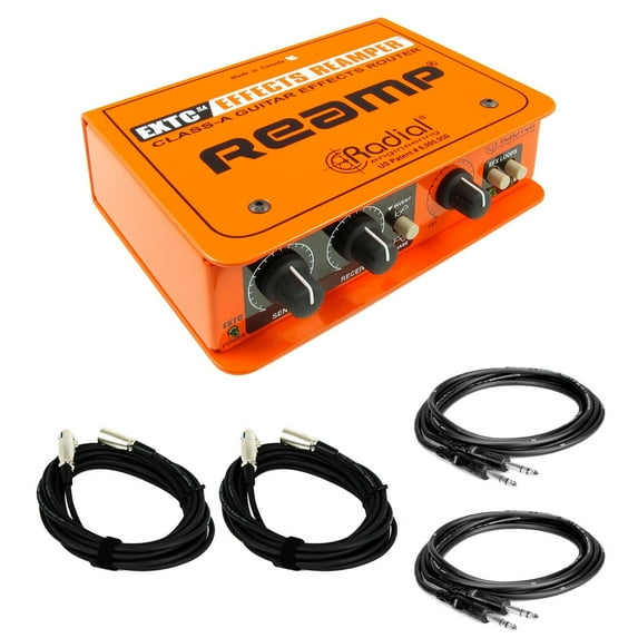 Radial Engineering EXTC SA w/ 2 XLR & 2 TRS Cables Bundle