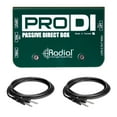 thumbnail image 1 of Radial Engineering PRO DI w/ 2 Instrument Cables Bundle, 1 of 7