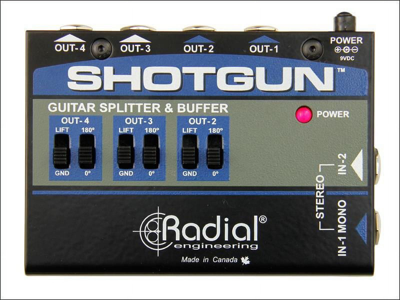 Radial Engineering Shotgun 4-Channel Amp Driver