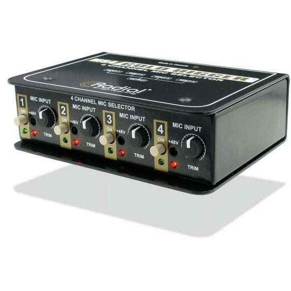 Radial Engineering Gold Digger 4-Channel Mic Selector