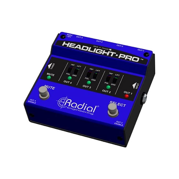 Radial 4-Play 4-Channel Output, Instrument Direct Box