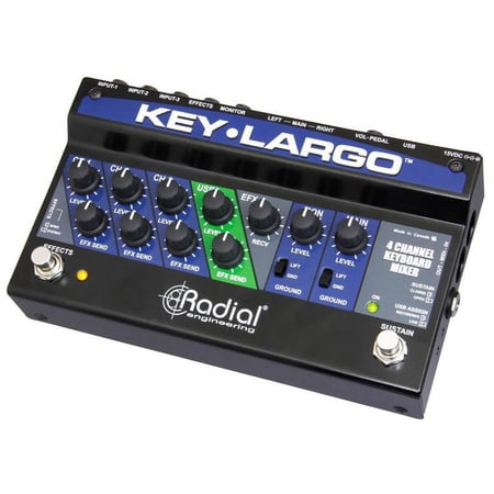 Radial Key-Largo Keyboard Mixer and Performance Pedal