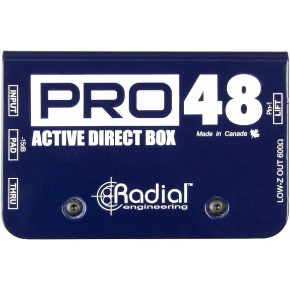 Radial Pro48 Active 48-Volt Compact Direct Box