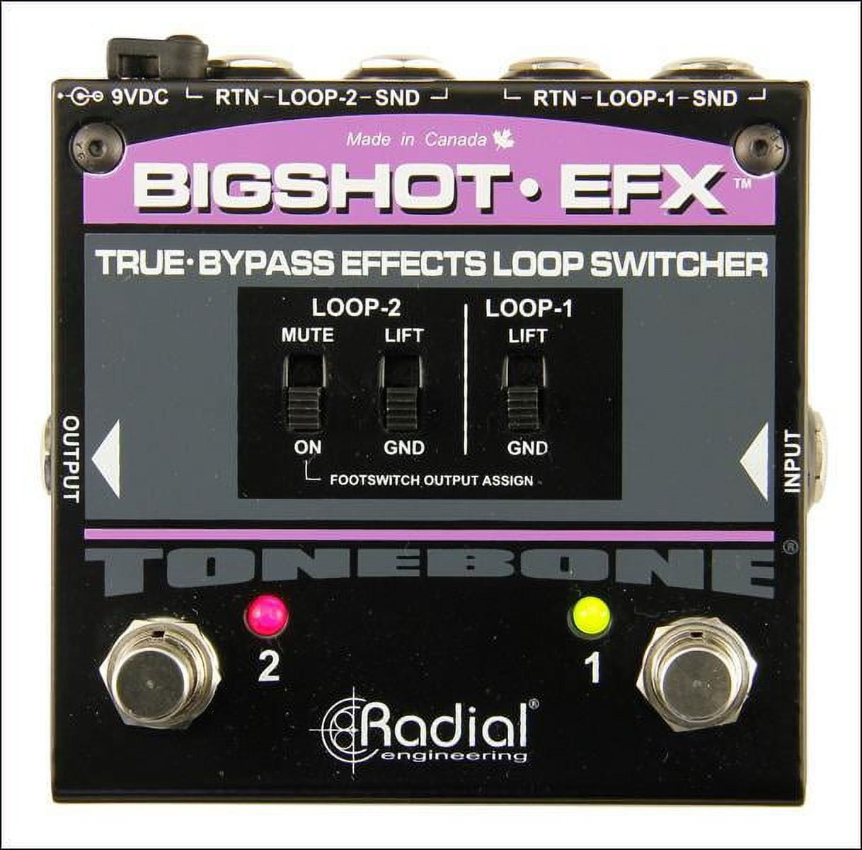 Radial Tone Bone Bigshot EFX Effects Loop Switcher