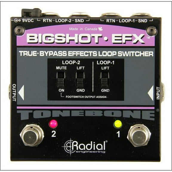 Radial Engineering BigShot EFX Effects Loop Switcher Pedal