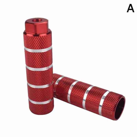 Radiance 2pcs MTB BMX Bike Alloy Foot Stunt Pegs Footrest Lever Grip 3/8'' Axle USN